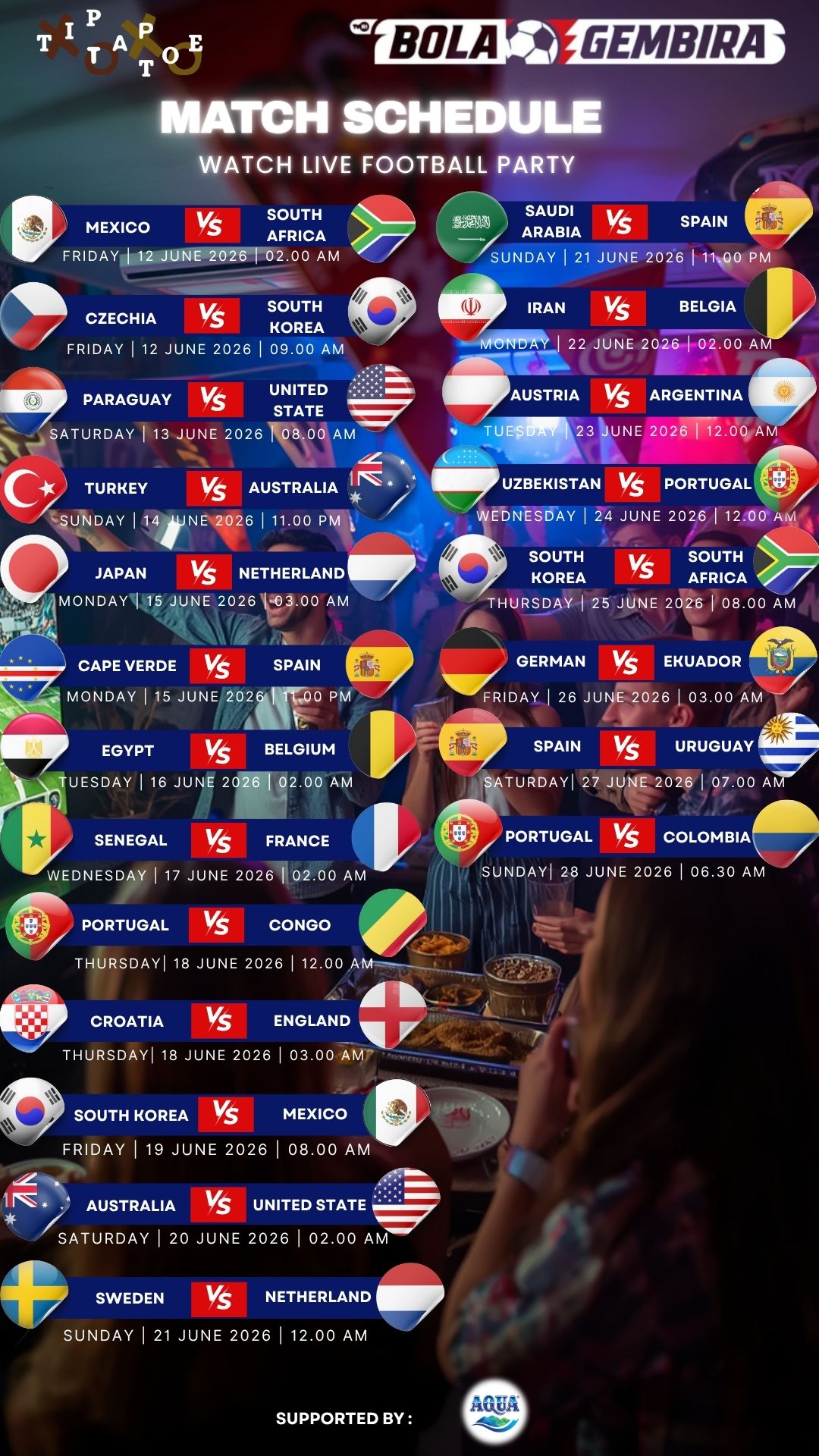 WATCH LIVE FOOTBALL PARTY